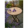 Tisch deVries Woodie Ø 70 cm Teakholz – Bild 3