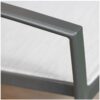 Bank STERN ALLROUND aus Aluminium mit Textilen - H92 x B165 x T71 cm