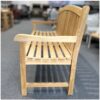 Gartenbank 180 cm Nathania Teak – Bild 2