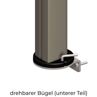 prostor-p7-buegel-unter Wandbefestigung für Prostor P7 Schirme