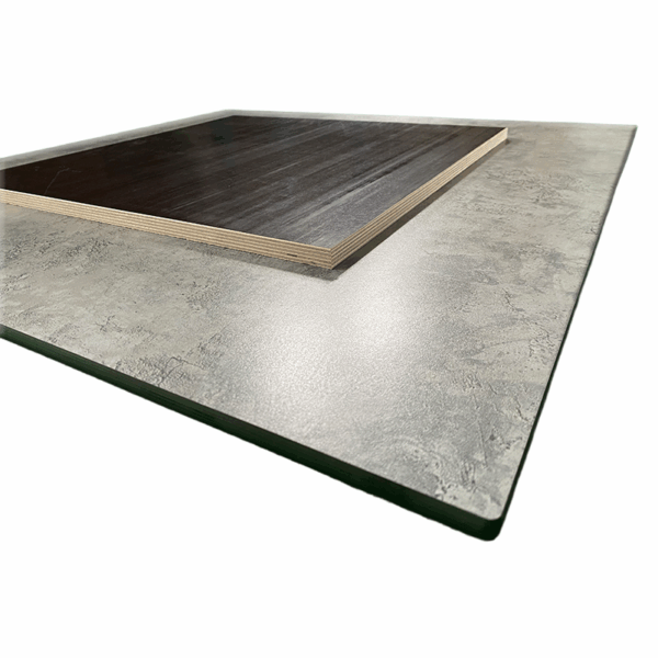 Tischplatte Werzalit COMPACT CARINO HPL 80×80 cm Beton verstärkt