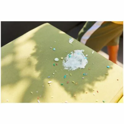 Hartman Hocker Alex mit Sunbrella Stoff und Aluminiumgestell, wetterfest und kompakt