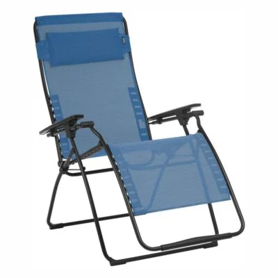 Relaxsessel Lafuma LFM3116/8225 Futura XL in Noir mit Batyline Duo Outremer