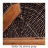 Strandkorb deVries PURE® Sailor XL Teakholz – Bild 26