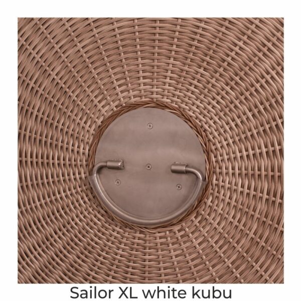 Strandkorb deVries PURE® Sailor XL Teakholz – Bild 26