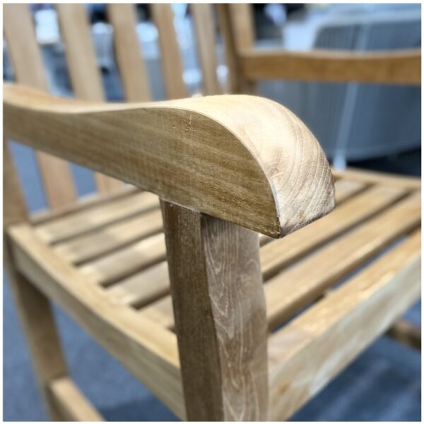 Gartensessel Landhaus Teak – Bild 3