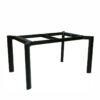 Tischgestell STERN Penta Schwarz matt aus pulverbeschichtetem Aluminium - 130 x 80 cm