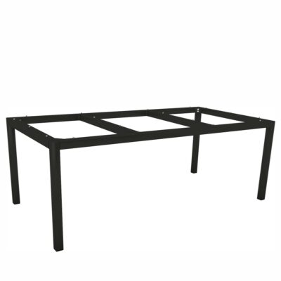 Tischgestell STERN Classic Schwarz matt aus Aluminium - 200 x 100 cm