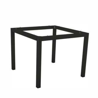 Tischgestell STERN Classic Schwarz matt aus Aluminium - 90 x 90 cm