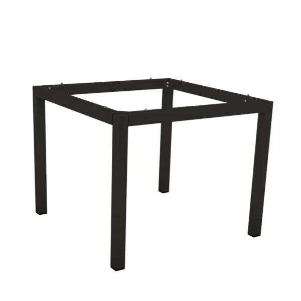 Tischgestell STERN Classic Schwarz matt aus Aluminium - 90 x 90 cm