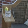 Strandkorb deVries PURE Wave XL aus Teakholz mit PE-Geflecht griseum Design 474