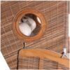 Strandkorb deVries PURE Wave XL aus Teakholz mit PE-Geflecht griseum Design 474