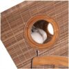 Strandkorb deVries PURE Wave XL aus Teakholz mit PE-Geflecht griseum Design 474