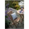 Tisch deVries Woodie Ø 70 cm Teakholz – Bild 6