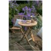 Tisch deVries Woodie Ø 70 cm Teakholz – Bild 5