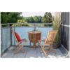 Tisch deVries Woodie Ø 70 cm Teakholz – Bild 14