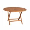 Tisch deVries Woodie Ø 120 cm Teakholz