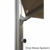 One Move-System für müheloses Schirmöffnen