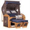 Strandkorb deVries PURE® Sailor XL Teakholz – Bild 8