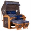 Strandkorb deVries PURE® Sailor XL Teakholz – Bild 11