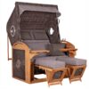 Strandkorb deVries PURE® Sailor XL Teakholz – Bild 16