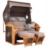 Strandkorb deVries PURE® Sailor XL Teakholz – Bild 17
