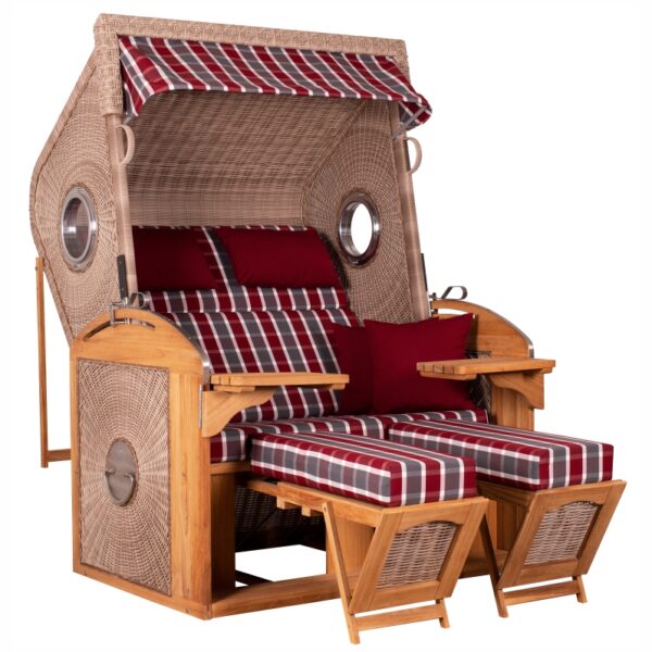 Strandkorb deVries PURE® Sailor XL Teakholz – Bild 9