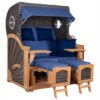 Strandkorb deVries PURE® Seemöwe XL Teak – Bild 3
