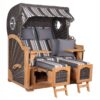 Strandkorb deVries PURE® Seemöwe XL Teak – Bild 4