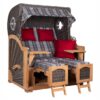 Strandkorb deVries PURE® Seemöwe XL Teak – Bild 6
