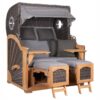 Strandkorb deVries PURE® Seemöwe XL Teak – Bild 16