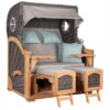 Strandkorb deVries PURE® Seemöwe XL Teak – Bild 17