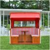 Strandkorb deVries PURE Gosch Lounge XXL aus Mahagoniholz mit PVC-Geflecht snow white und Design 992