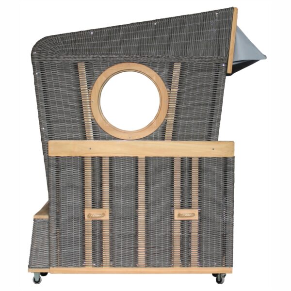 Strandkorb deVries PURE® Gosch Lounge XXL Teakholz – Bild 2