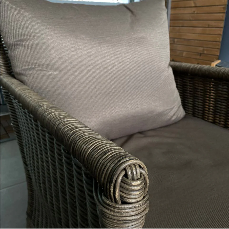 Loungeset BALI Bronze 4-teilig mit Kissen Braun