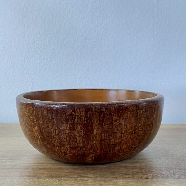 Salatschüssel Massivholz "Eierschale" Bali – Bild 3