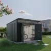 Gerätehaus Biohort Avantgarde A8 im Dunkelgrau Metallic