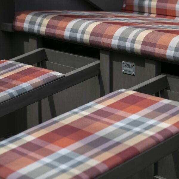 Strandkorb deVries® Twin View - PE nature grey - Design 429
