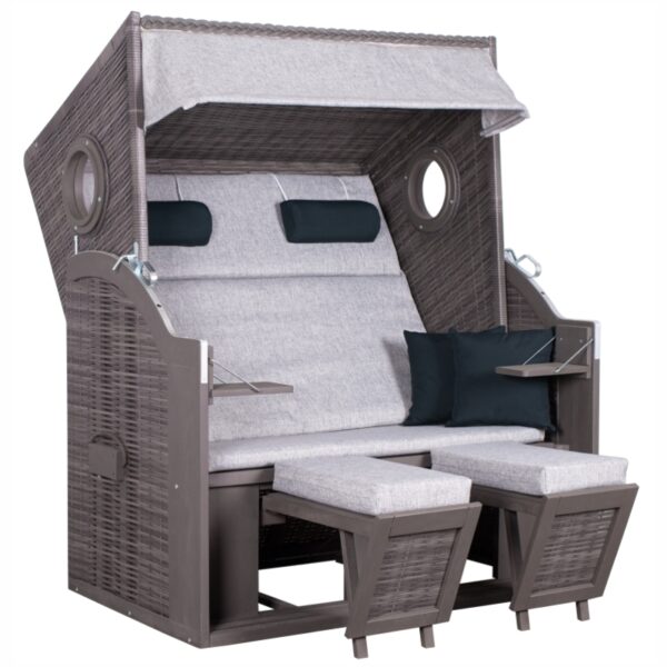 Strandkorb deVries PURE® Wave XL Pinienholz