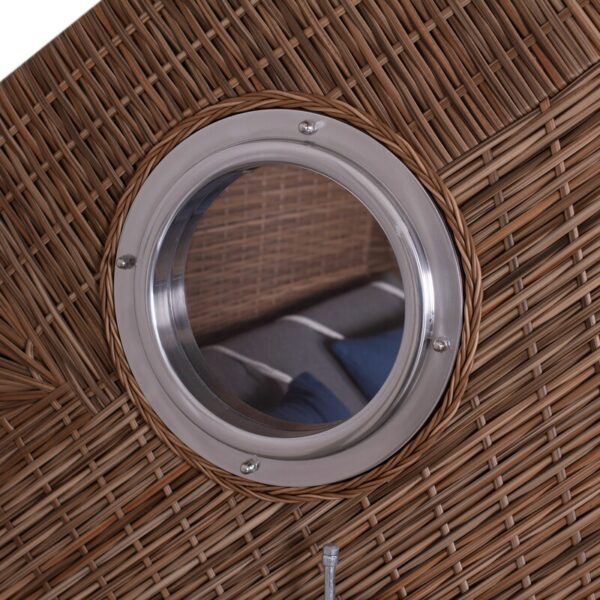 Strandkorb deVries PURE® Cliff XL SUN Teakholz – Bild 4