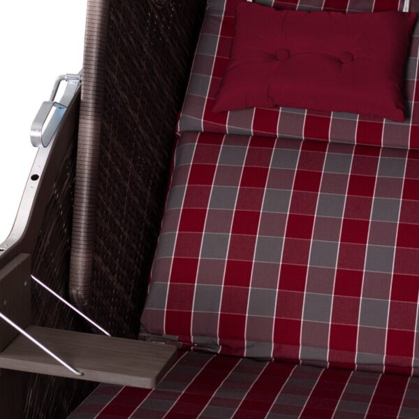 Strandkorb deVries PURE® Cliff XL SUN Pinienholz – Bild 3
