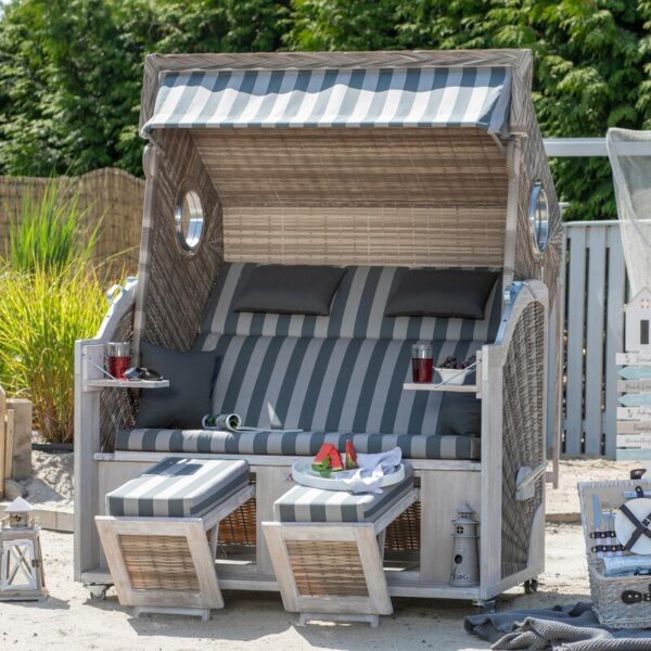 Strandkorb deVries PURE® Cliff XXL SUN – Bild 3