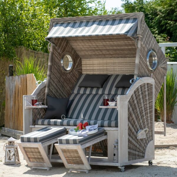 Strandkorb deVries PURE® Cliff XXL SUN – Bild 4