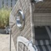 Strandkorb deVries® Cliff XXL - PE white kubu - Pinienholz - Design 481