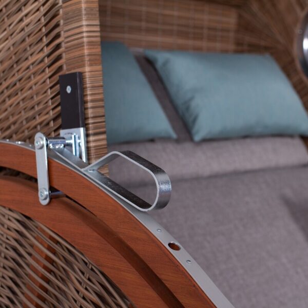 Strandkorb deVries PURE® Seaside XL Pinienholz – Bild 3