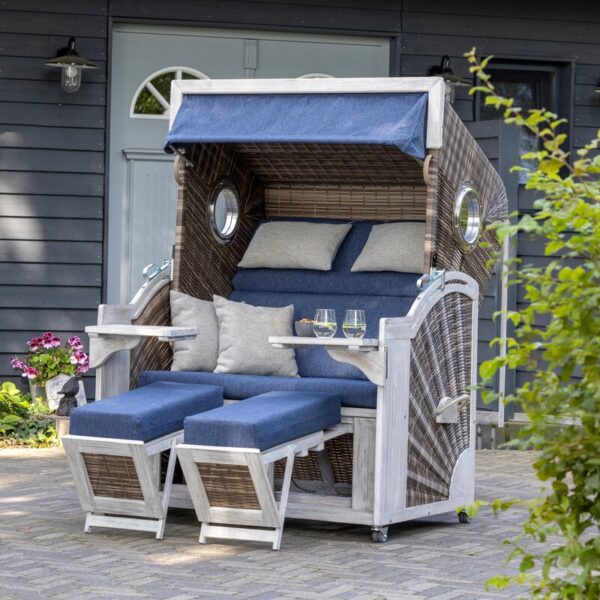 Strandkorb deVries PURE® Seaside XL Pinienholz – Bild 5