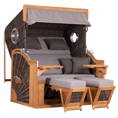 Strandkorb deVries PURE® Seaside XXL Pinienholz