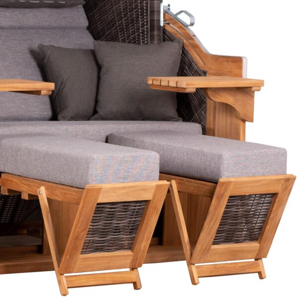 Strandkorb deVries PURE® Seaside XXL Pinienholz – Bild 5