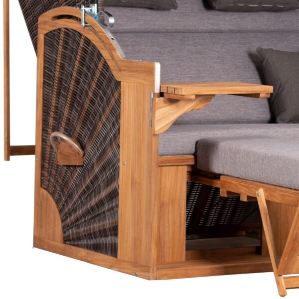 Strandkorb deVries PURE® Seaside XXL Pinienholz – Bild 4