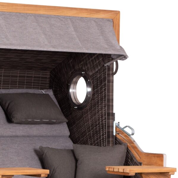Strandkorb deVries PURE® Seaside XXL Pinienholz – Bild 3